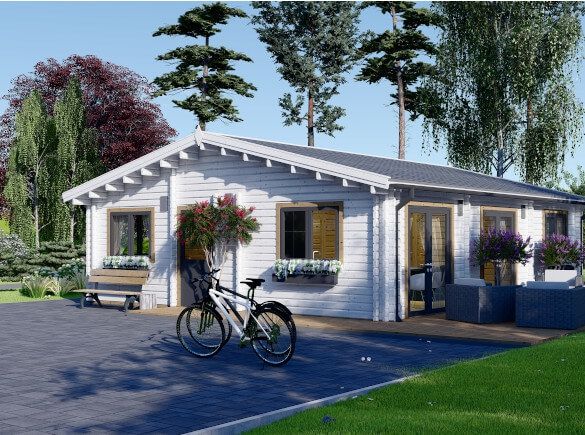 Casa in legno abitabile ALICE (Coibentata, 44+44 mm), 72 m² avp.ui.product_images.thumbnail 1