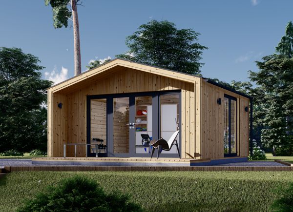 Casetta in legno da giardino PIA (34 mm + rivestimento), 5x4 m, 20 m² avp.ui.product_images.thumbnail 1