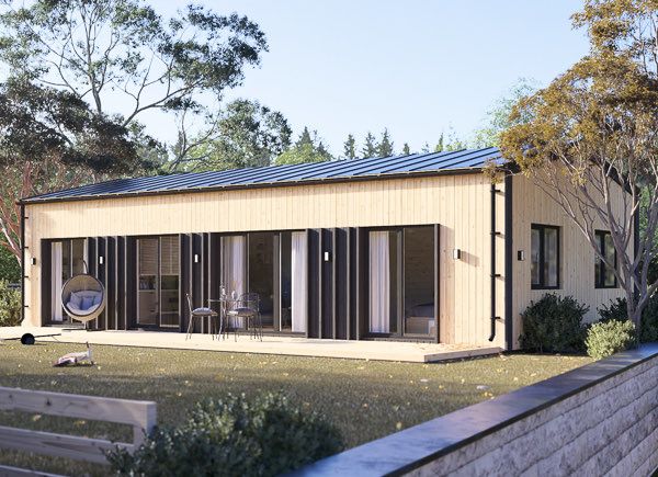 Casa in legno abitabile NICOLE RV (Coibentata PLUS, 44 mm + rivestimento), 68 m² avp.ui.product_images.thumbnail 1