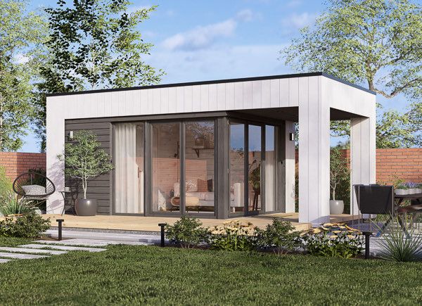 Casetta in legno da giardino INES PLUS con porticato (34 mm + rivestimento), 6x3 m, 18 m² avp.ui.product_images.thumbnail 1