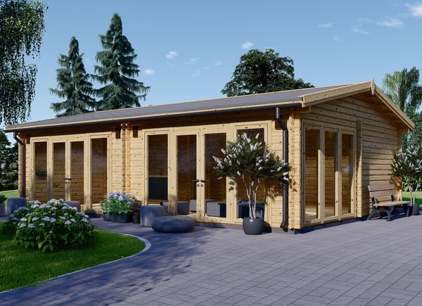 Casa in legno MARINA (44 mm), 8x6 m, 48 m² avp.ui.product_images.thumbnail 1