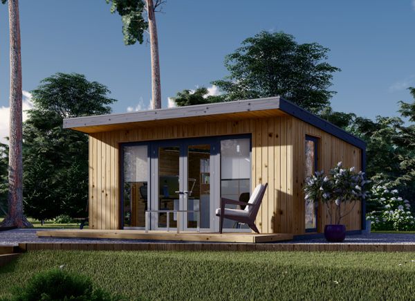 Casetta in legno da giardino EVELIN (34 mm + rivestimento), 5x4 m, 20 m² avp.ui.product_images.thumbnail 1