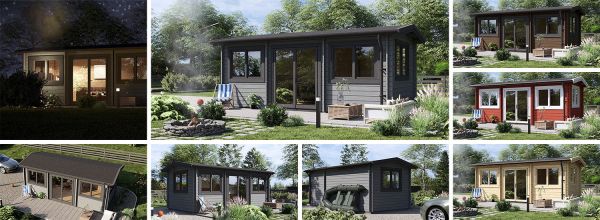 Casetta in legno da giardino OAK (34 mm), 6x3 m, 16 m²
