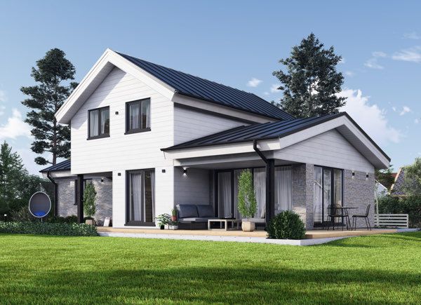 Casa prefabbricata abitabile HOLLAND PV (Coibentata PLUS, 44 mm + rivestimento), 116 m² avp.ui.product_images.thumbnail 1