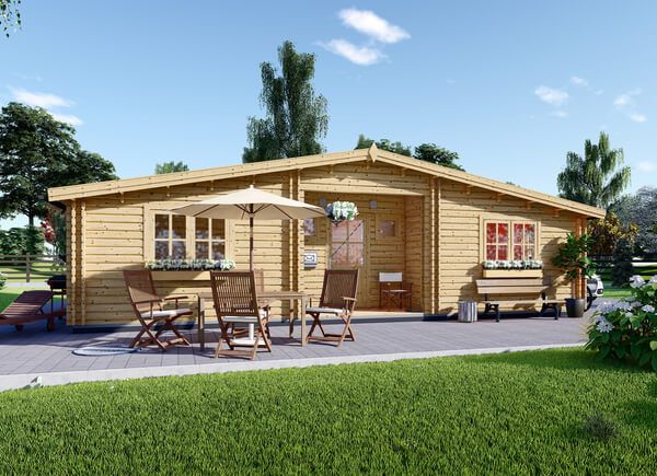Casa in legno abitabile FILL (Coibentata, 44+44 mm), 60 m² avp.ui.product_images.thumbnail 1