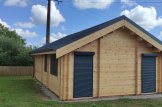 Casa in legno abitabile GRETA (Coibentata, 44+44 mm), 54 m² customer 2