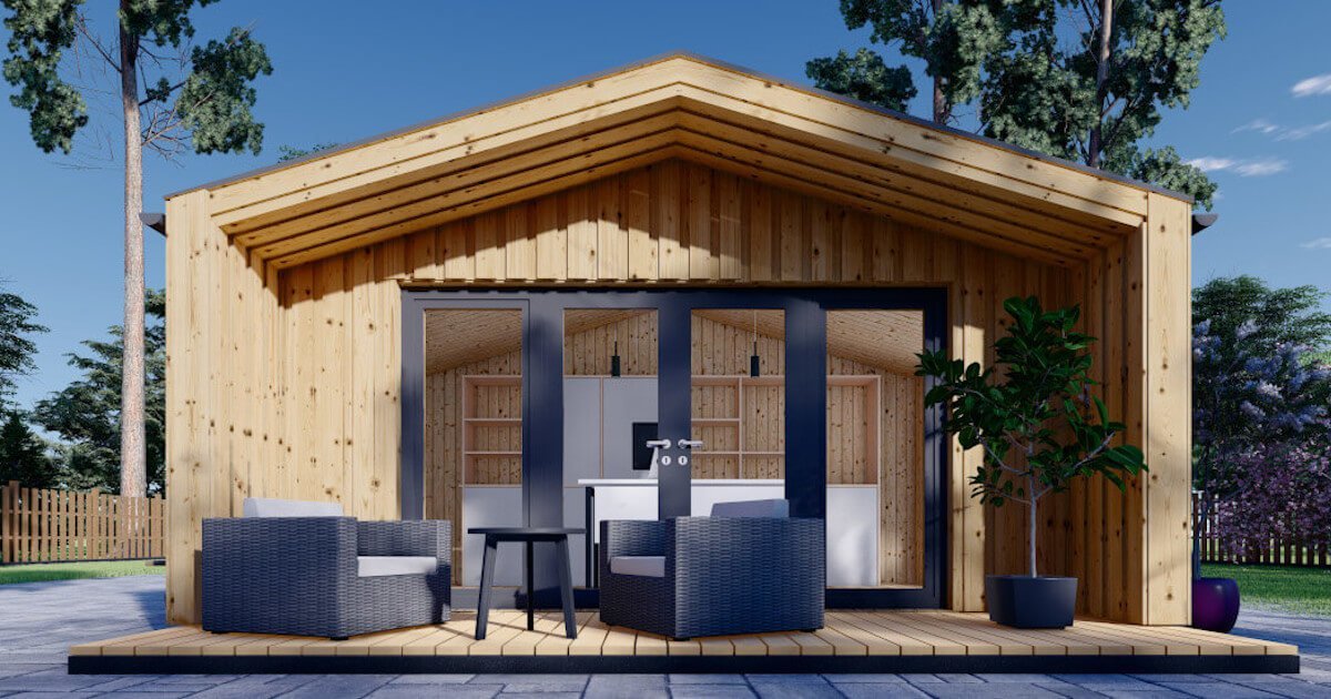 casetta in legno 100 mq