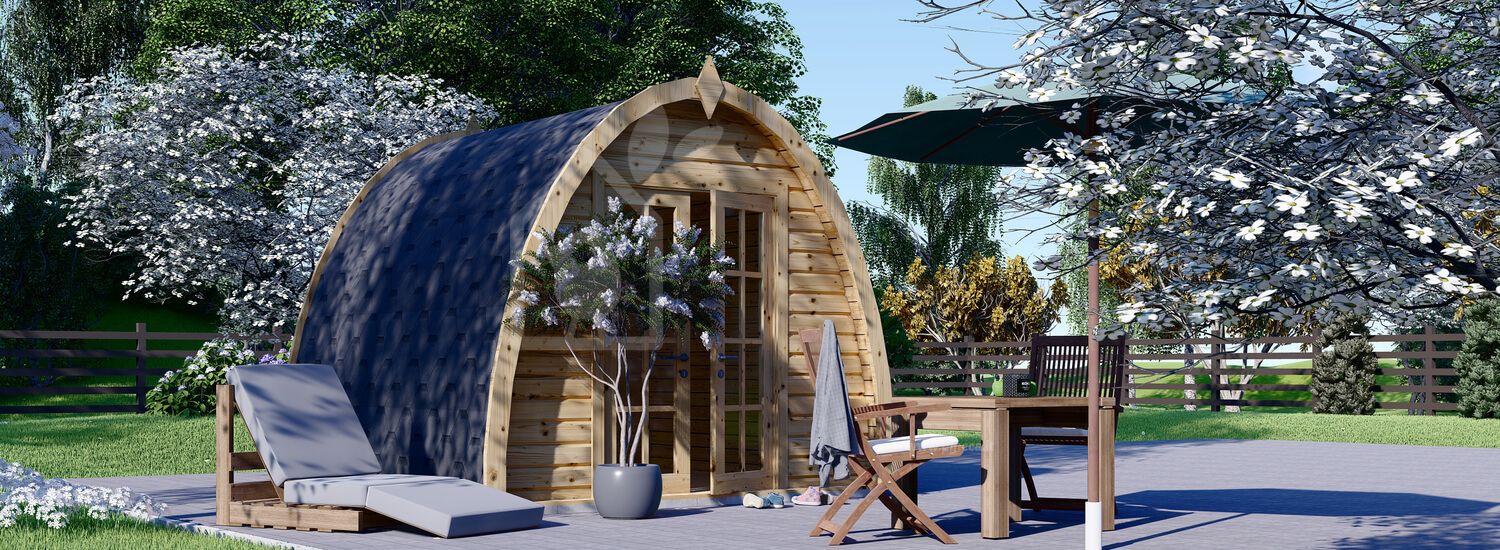 Casetta in legno da giardino BRETA (28 mm), 3x3 m, 9 m² visualization 1