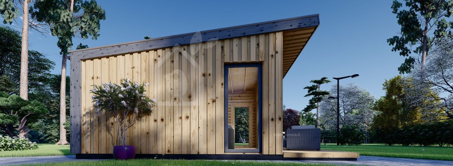 Casetta in legno da giardino EVELIN (34 mm + rivestimento), 5x5 m, 25 m² visualization 1