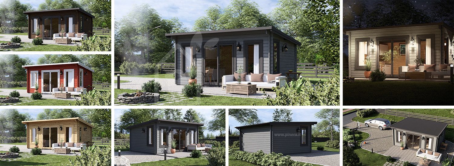 Casetta in legno da giardino ESSEX (44 mm), 5x4 m, 20 m² visualization 1
