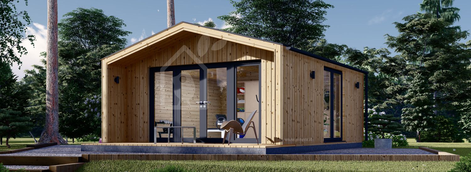 Casetta in legno da giardino PIA S (34 mm + rivestimento), 5x5 m, 25 m² visualization 1
