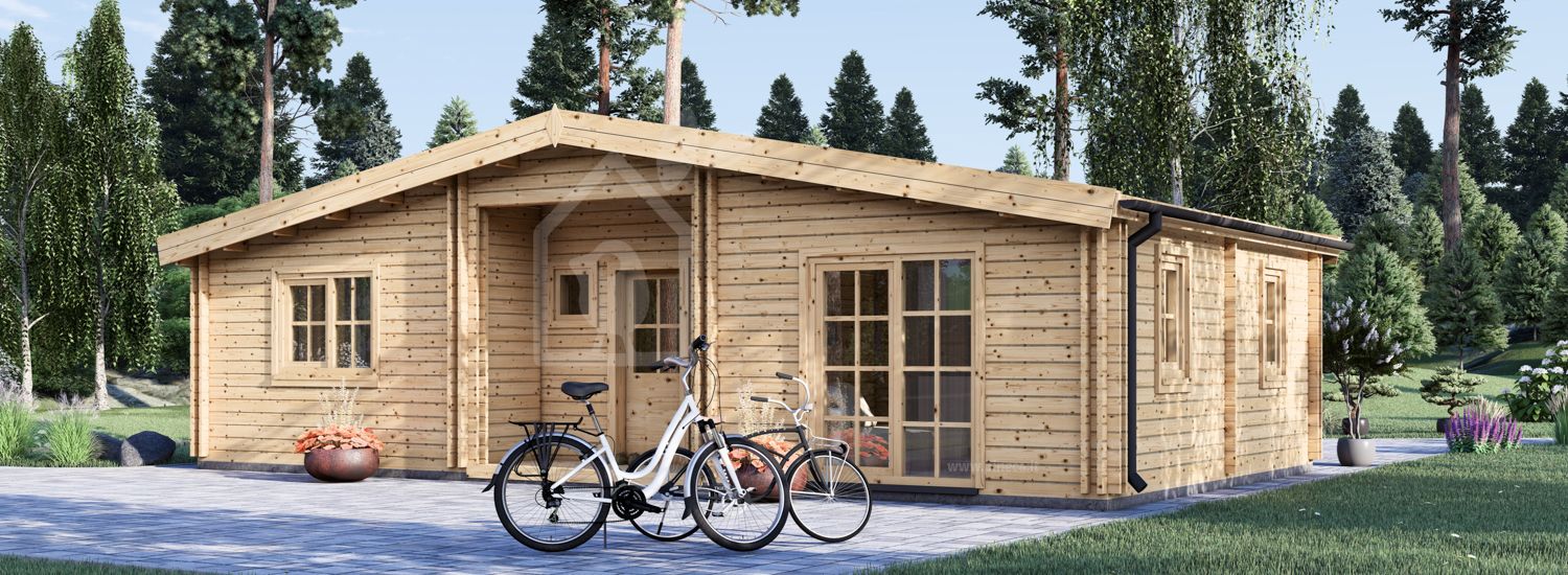 Casa in legno FILL S (34+34 mm), 60 m² visualization 1
