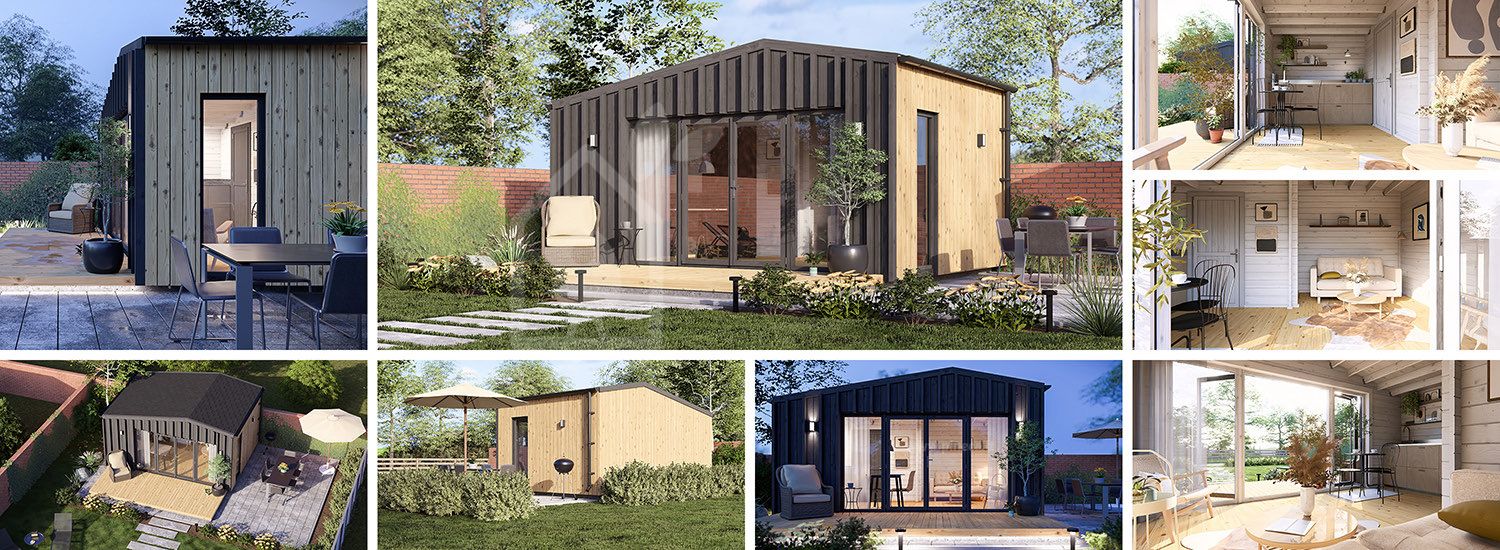 Casetta in legno da giardino TONIA PLUS (Coibentata, 34 mm + rivestimento), 5x3 m, 15 m² visualization 1