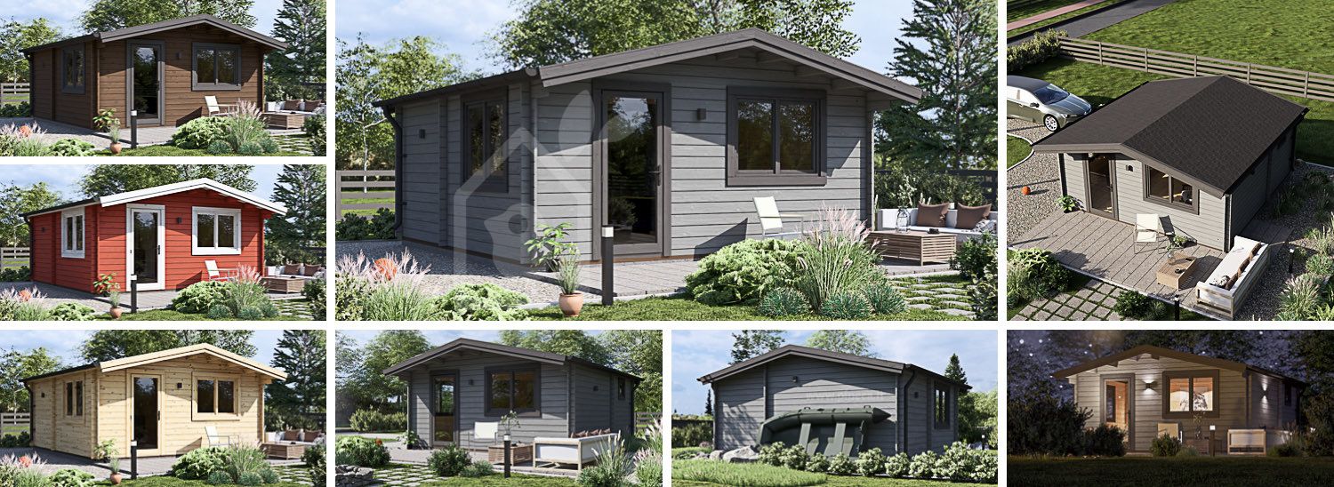 Casetta in legno da giardino NINA (44 mm), 5x5 m, 25 m² visualization 1