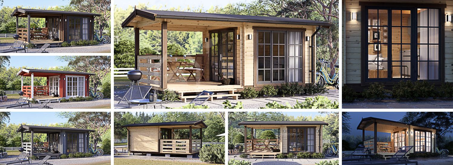 Casa mobile LILI M (34 mm), 6x3 m, 17 m² visualization 1