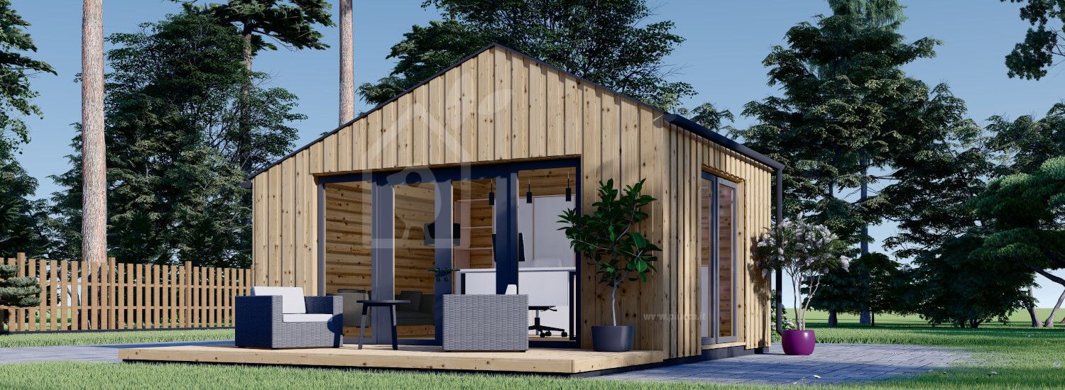Casetta in legno da giardino TONIA (34 mm + rivestimento), 5x4 m, 20 m² visualization 1