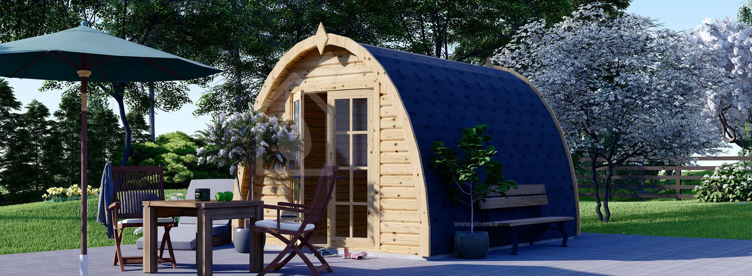 Casetta in legno da giardino BRETA (28 mm), 3x4 m, 12 m² visualization 1