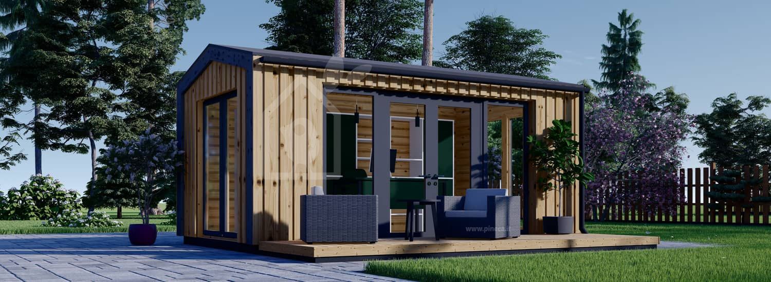 Casetta in legno da giardino EMMY (Coibentata, 34 mm + rivestimento), 5x3 m, 15 m² visualization 1