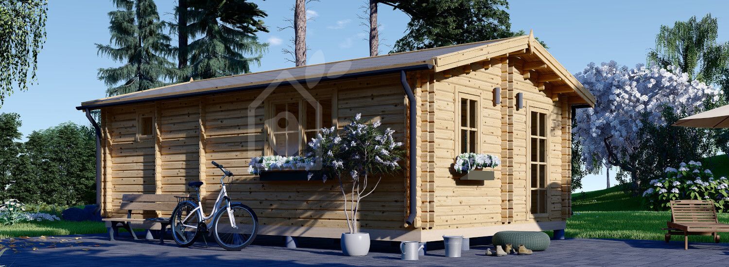 Dependance ARGO M-N S (44+44 mm), 5x9 m (16'x29'), 35 m² visualization 1