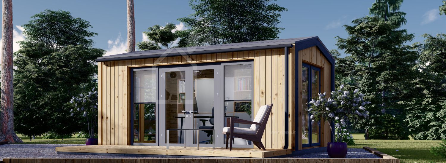 Casetta in legno da giardino EMMY S (Coibentata, 34 mm + rivestimento), 5x3 m, 15 m² visualization 1